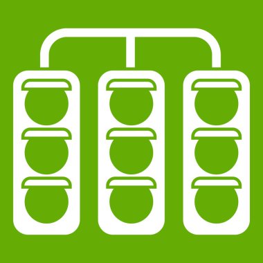 Trafik ışığı simgesi yeşil