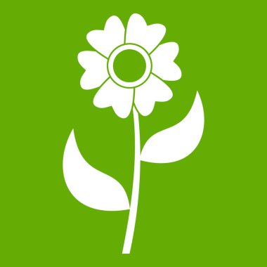 Çiçek simgesi yeşil