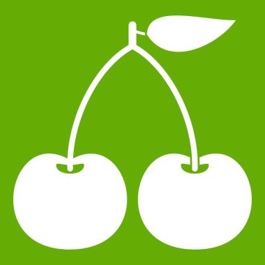 Kiraz simgesi yeşil