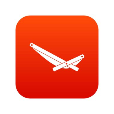 RECLINER simgesi dijital kırmızı