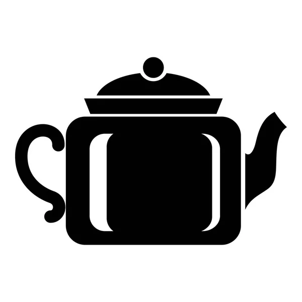 Icône de bouilloire en céramique, style simple — Image vectorielle