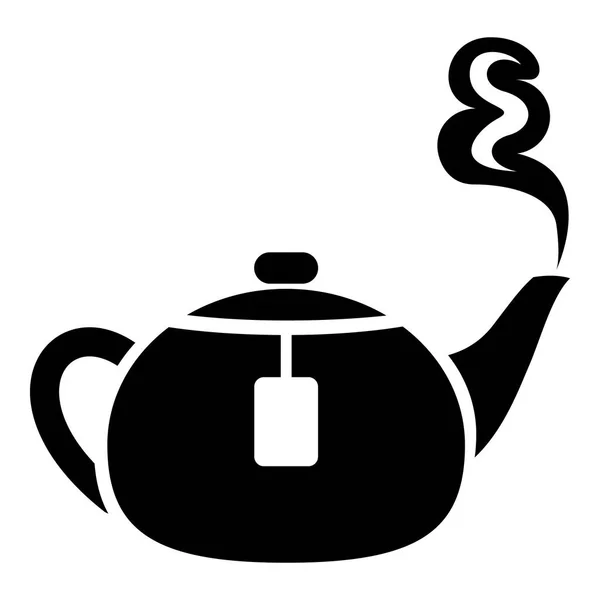 茶壶图标，简单的样式 — 图库矢量图片