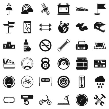 Binme Icons set, basit tarzı