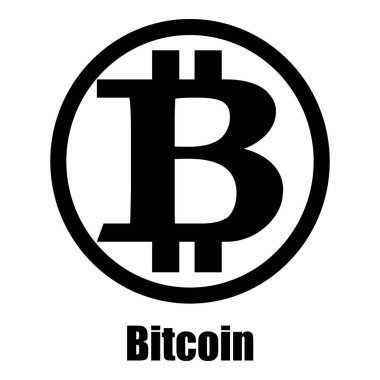 Bitcoin simgesi, basit tarzı