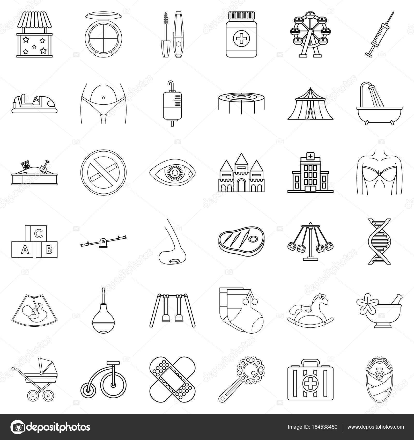 Healthy Parenting Icons Set Outline Style Vector Image By C Ylivdesign Vector Stock Healthy Parenting Icons Set Outline Style Vector Image By C Ylivdesign Vector Stock