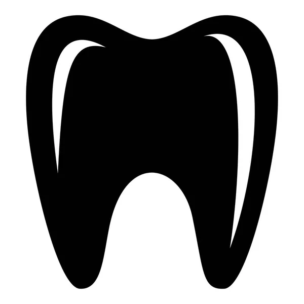 Зуб у піктограмі рота, простий стиль — стоковий вектор