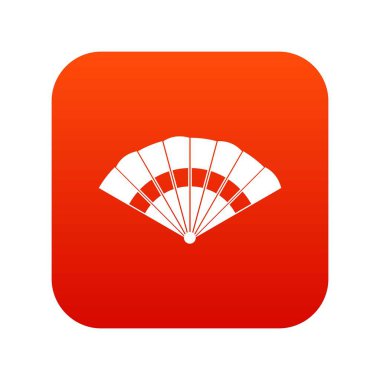 Fan simge dijital kırmızı