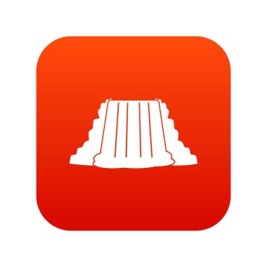 Niagara Falls simgesi dijital kırmızı