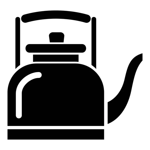 陶瓷茶壶图标, 简约风格 — 图库矢量图片