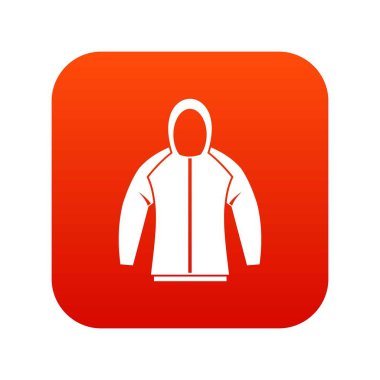 Kazak simgesi dijital kırmızı