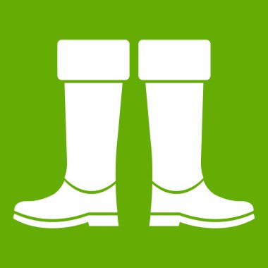 Lastik çizmeler simgesi yeşil