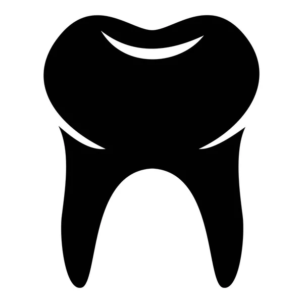 Wijsheid tand pictogram, eenvoudige stijl — Stockvector