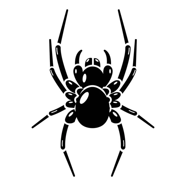 Spider pictogram, eenvoudige stijl — Stockvector