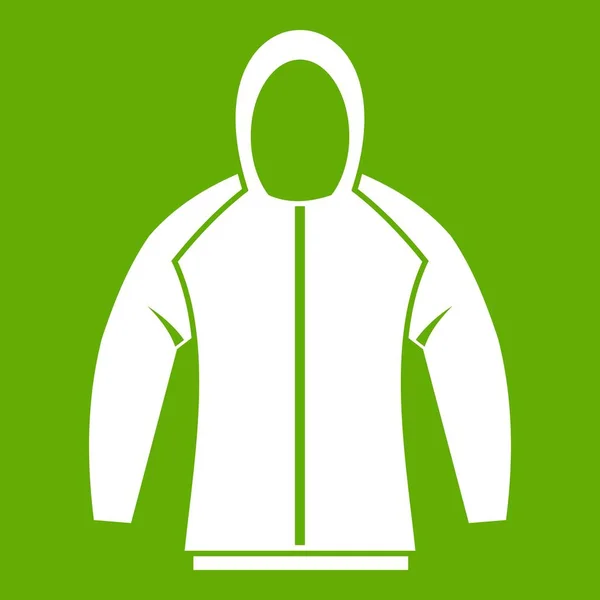 Sweatshirt-Symbol grün — Stockvektor