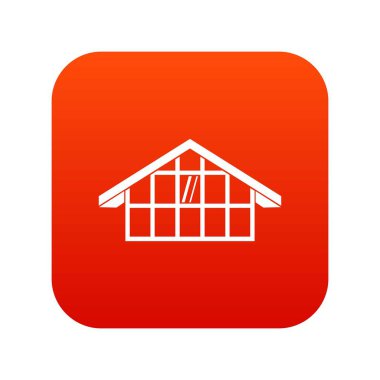 Ambar simgesi dijital kırmızı