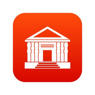 Colonnade simgesi dijital kırmızı