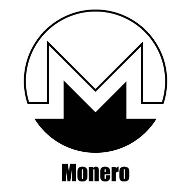 Monero simgesi, basit tarzı