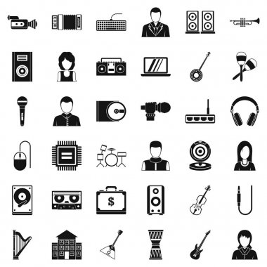 Opus Icons set, basit tarzı