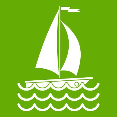 Yat simgesi yeşil