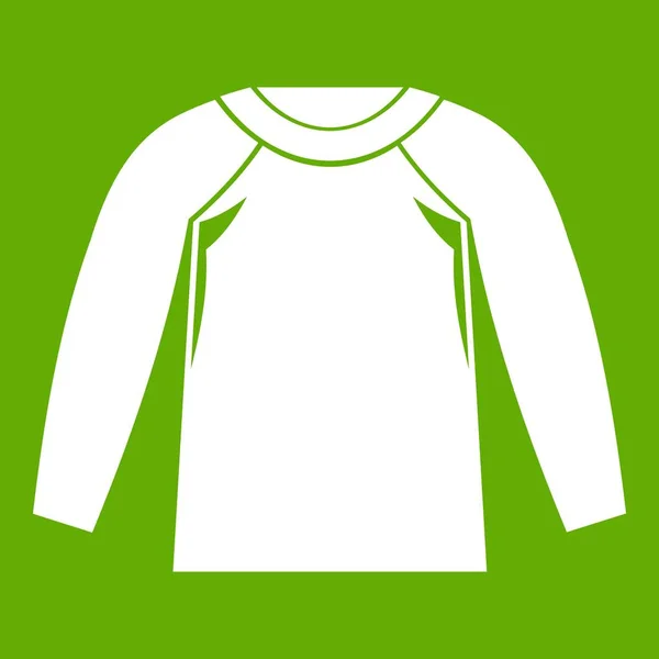 スポーツ ジャケット、緑のアイコン — ストックベクタ