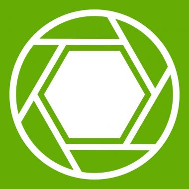 Yakın objektif simgesi yeşil