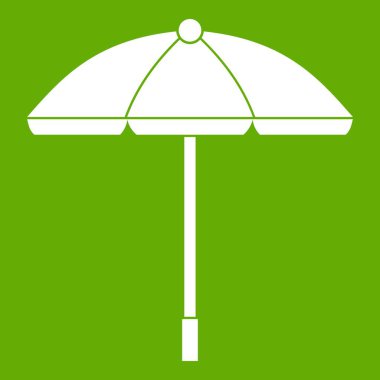 Güneş şemsiyesi simgesi yeşil