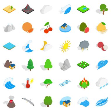 Orman stand simgeler kümesi, izometrik tarzı