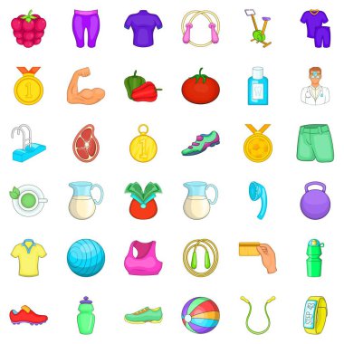 Saygıdeğer Icons set, karikatür tarzı