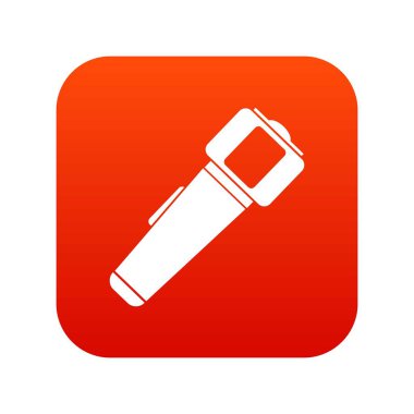 El feneri simgesi dijital kırmızı