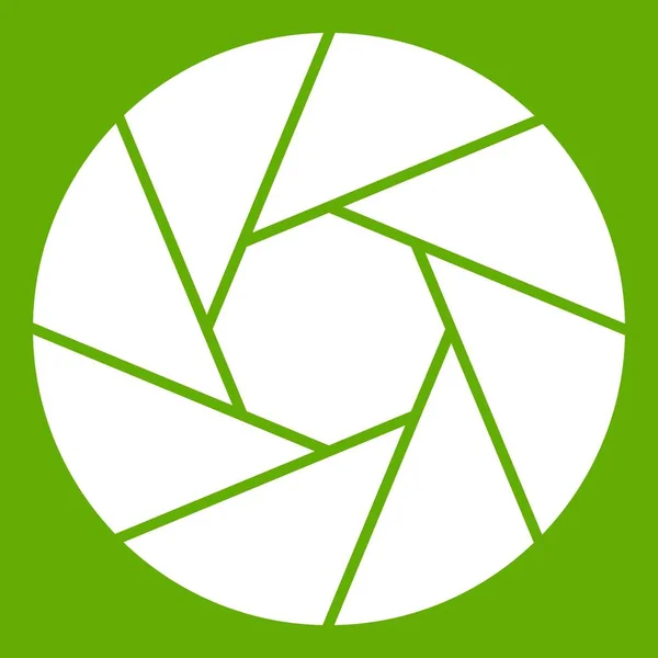 Poco objetivo icono verde — Vector de stock