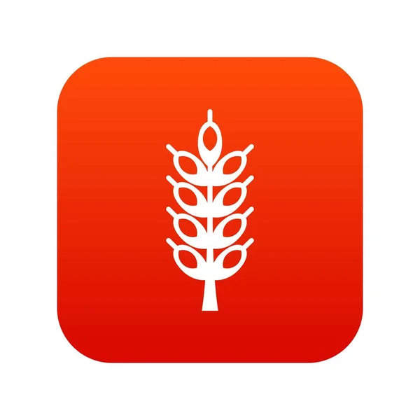 Big Spike icône numérique rouge — Image vectorielle