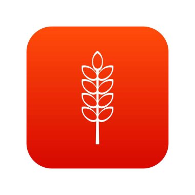 Giriş spike simgesi dijital kırmızı