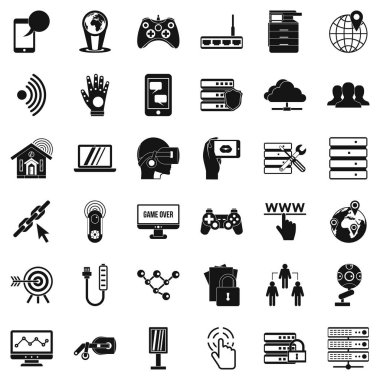 Verici Icons set, basit tarzı