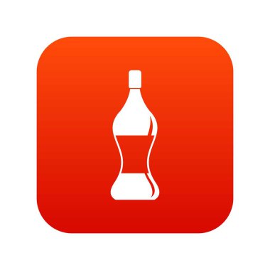 Gazoz sular simgesi dijital kırmızı