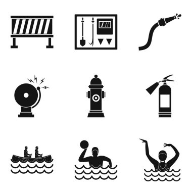 İş mürettebat simgeler kümesi, basit tarzı