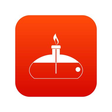 Spiritlamp simgesi dijital kırmızı