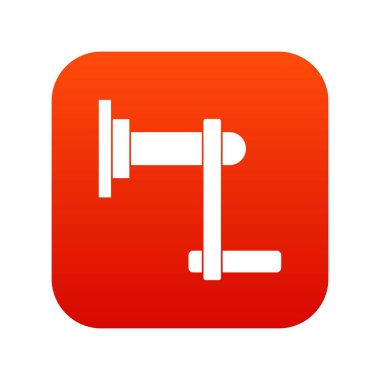 Twist aracı simgesini dijital kırmızı