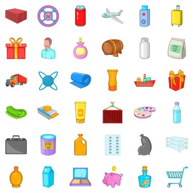 Navlun Icons set, karikatür tarzı