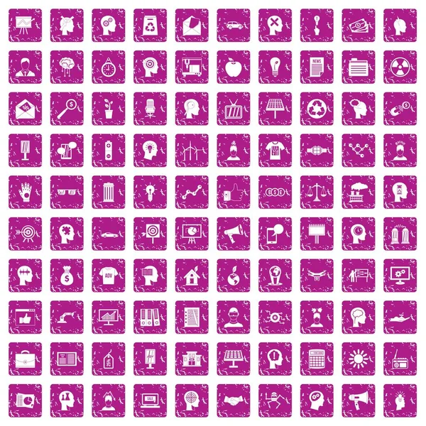 100 fikir simgeler grunge pembe ayarla