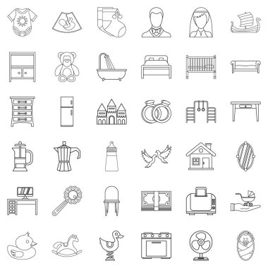 Dede Icons set, anahat stili