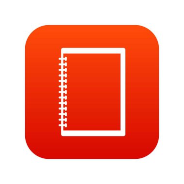 Sketchbook simgesi dijital kırmızı