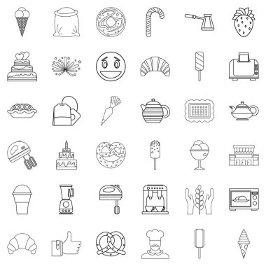 Karamel Icons set, anahat stili