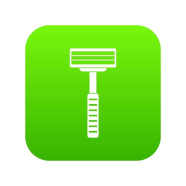 Ustura simgesi dijital yeşil