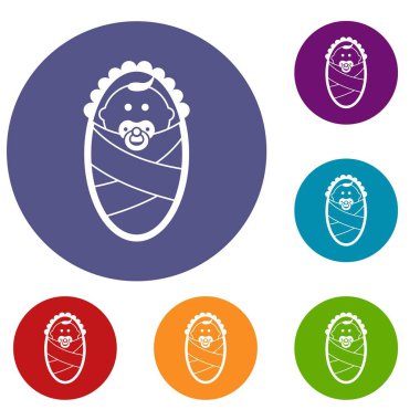 Yeni doğan Icons set