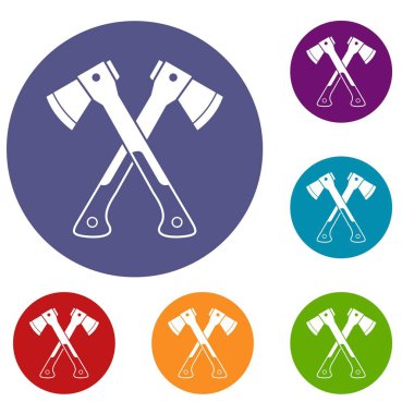 Çapraz Eksen Icons set