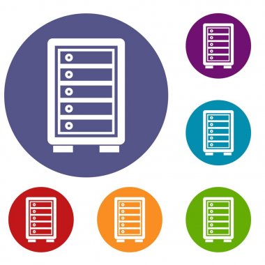 Güvenlik güvenli Icons set