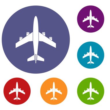 uçak Icons set