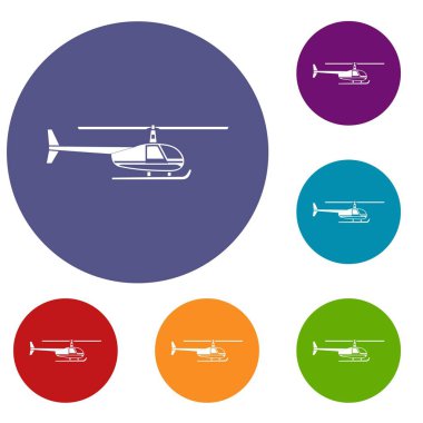 Helikopter Icons set