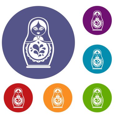Matryoshka Icons set