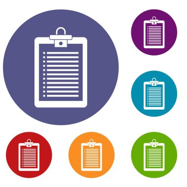 Pano onay listesi simgeleri ile ayarla